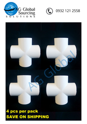 Four way Cross fitting 1/2 inch size (4pcs per pack) - cartimartonline.com