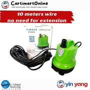 Flood pump pond and garden water submersible pump with 10 meters extra long wire
