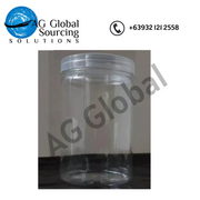 PET jar bottle 65mm diameter x 90mm height (Packs of Six) - cartimartonline.com