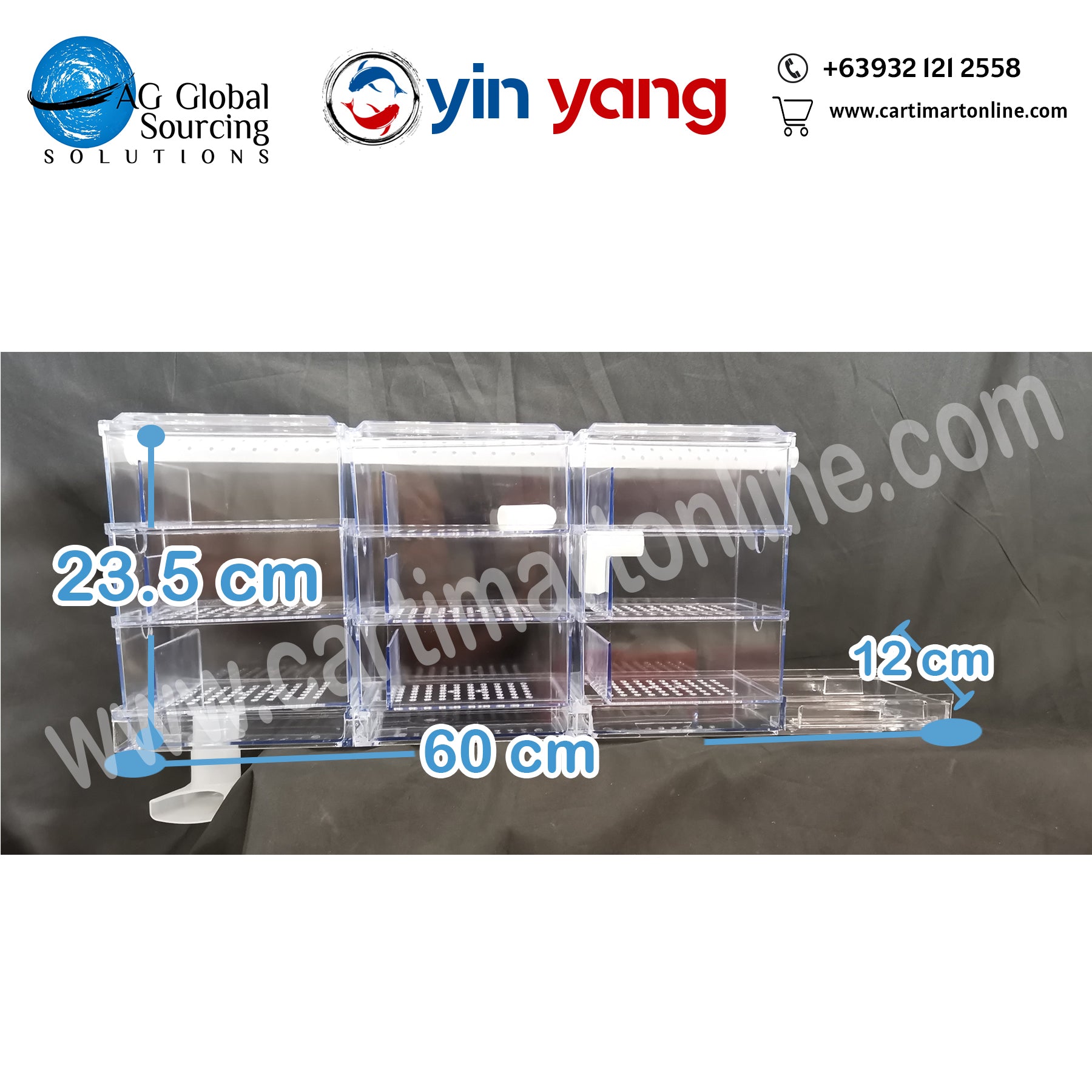 Plastic Rinkle Filter Trickle Filter 60cm for 15 to 35 gallons tank – cartimartonline.com